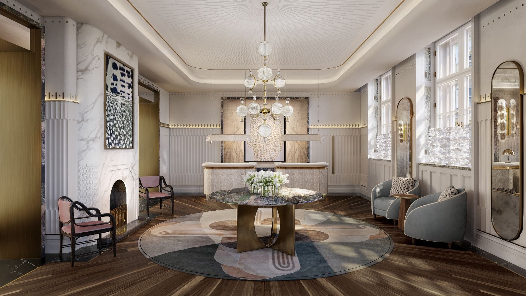 Rezeption im Mandarin Oriental Wien 