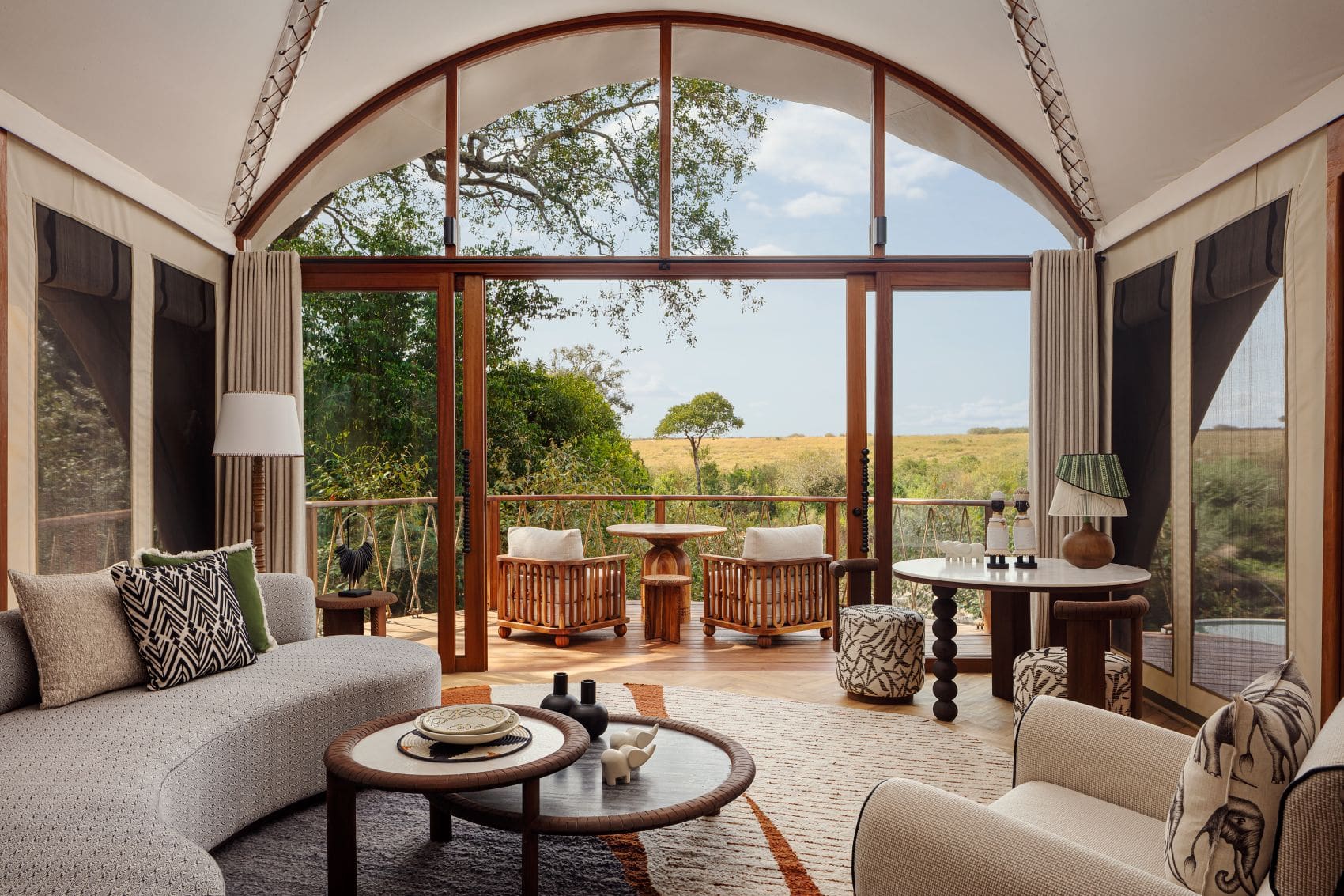 Luxus-Suiten-Zelt im Ritz-Carlton, Masai Mara Safari Camp