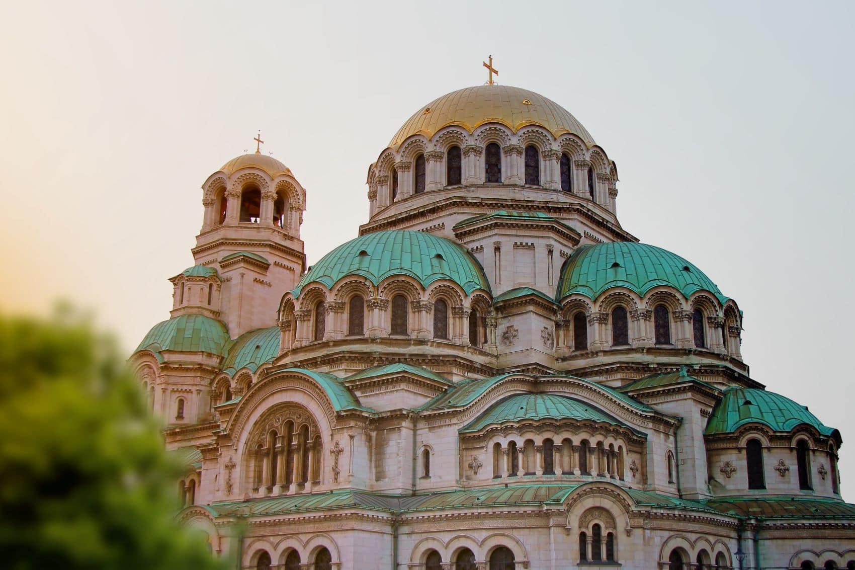 Außenansicht der Alexander-Newski-Kathedrale in Sofia