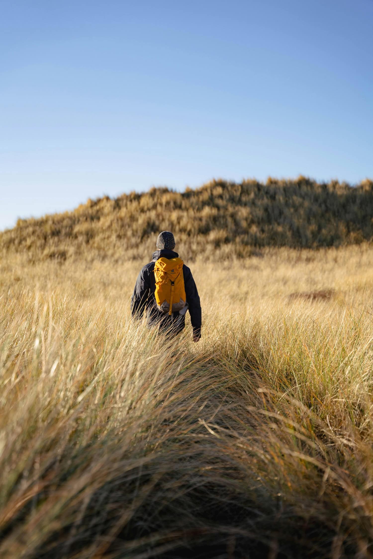 Wandern durch die Dünen auf Amrum