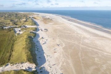 Inseln Amrum von oben