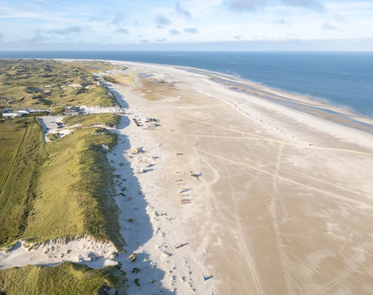 Inseln Amrum von oben
