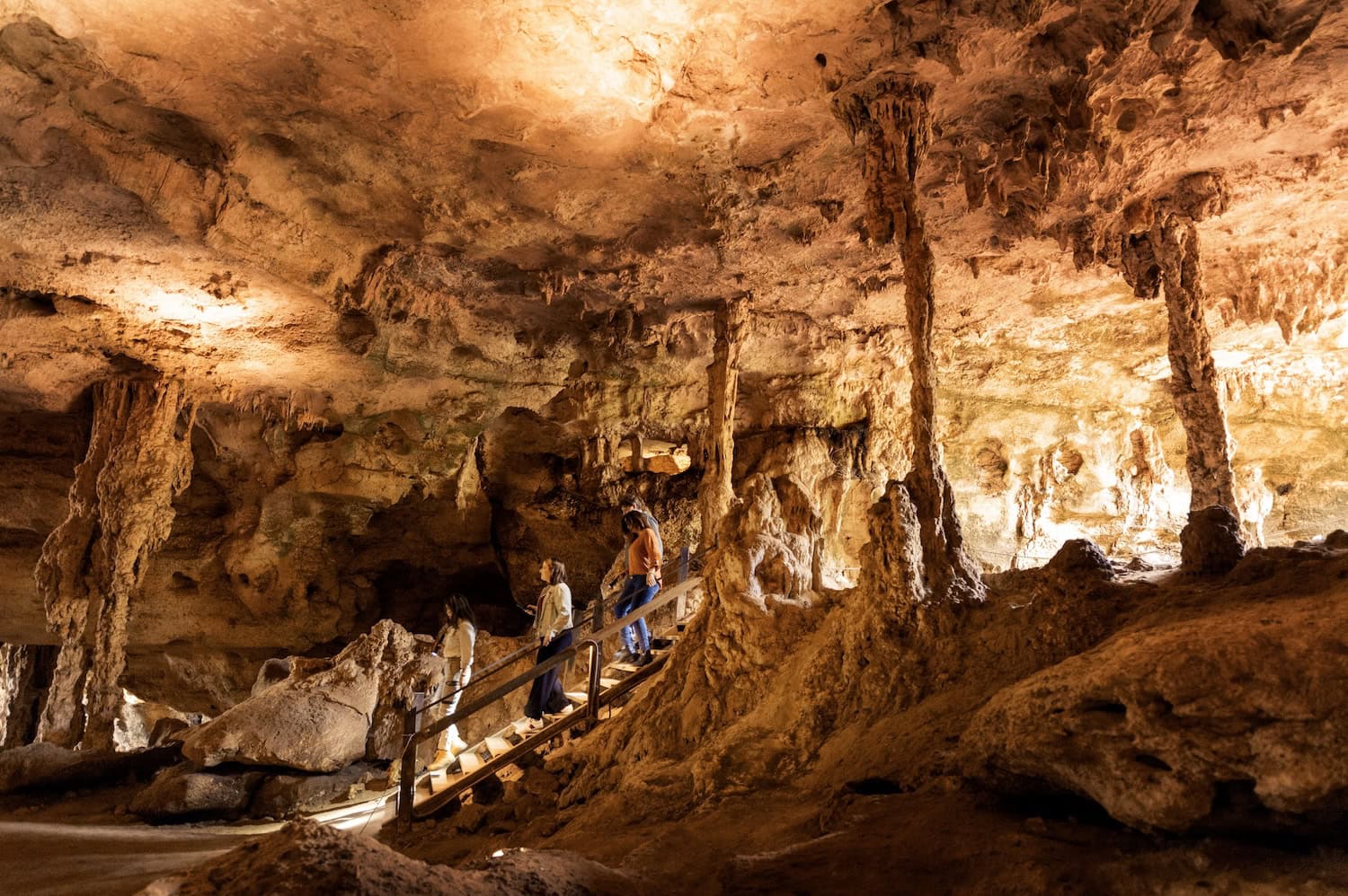 die Naracoorte Caves an der Limestone Coast von Südaustralien