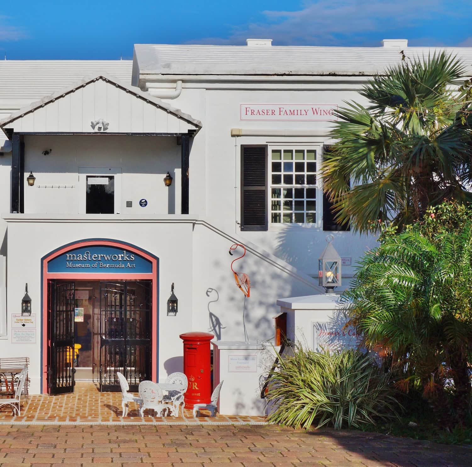 weißes Haus des Bermuda Art Museums