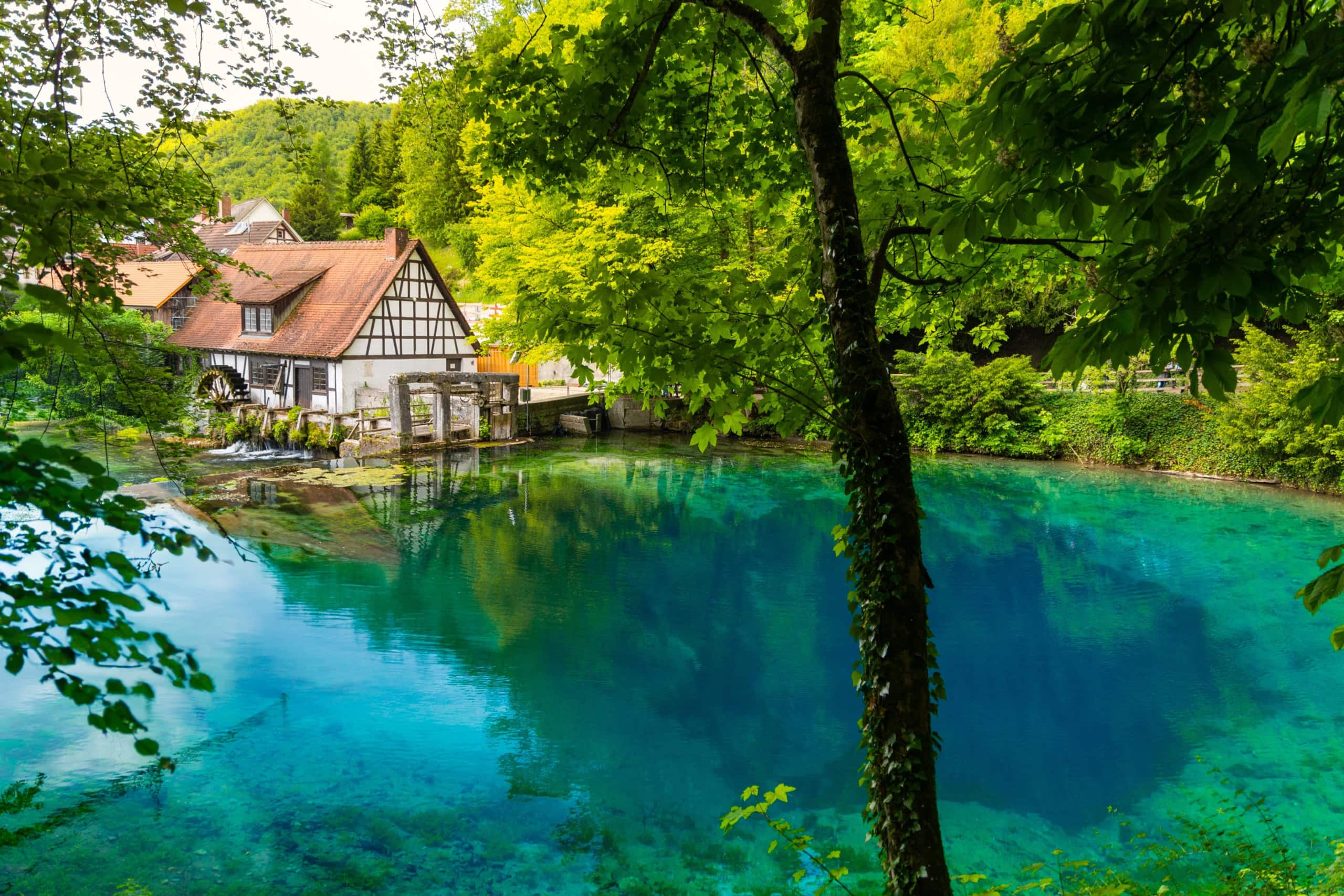 Der Blautopf in Baden-Württemberg.