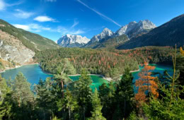 Der Blindsee in Tirol in Österreich.