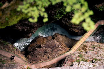 Die Breitachklamm in Bayern.