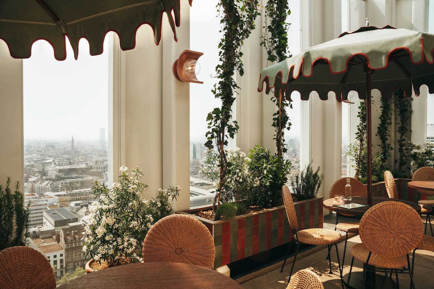 Rooftop-Bar Tope in Brüssel
