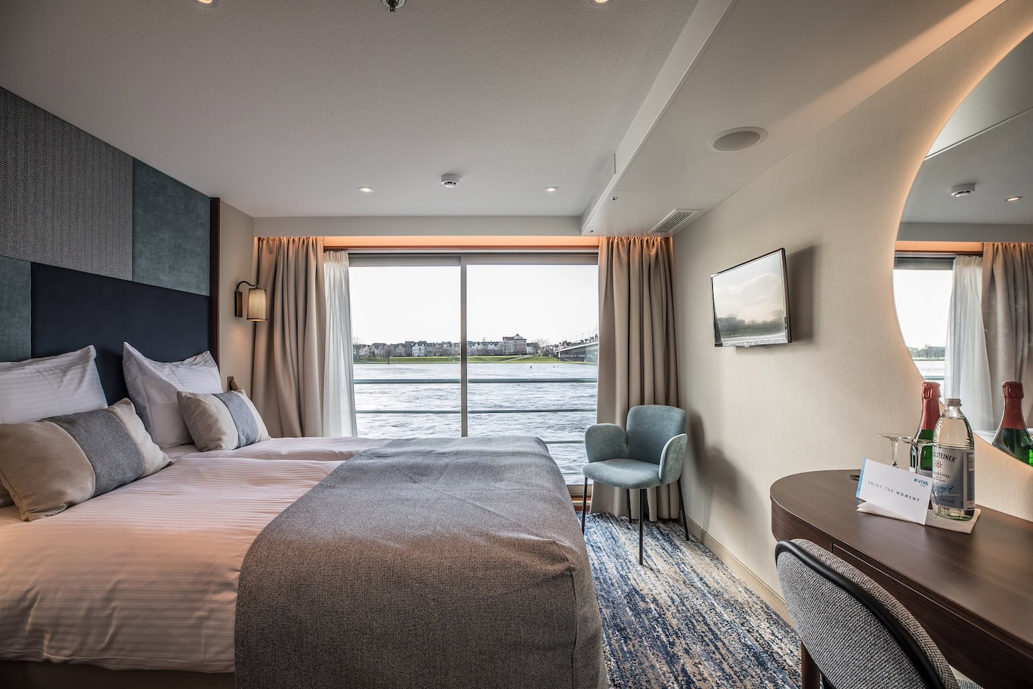 Kabine im Hotelschiff Viva Riverside