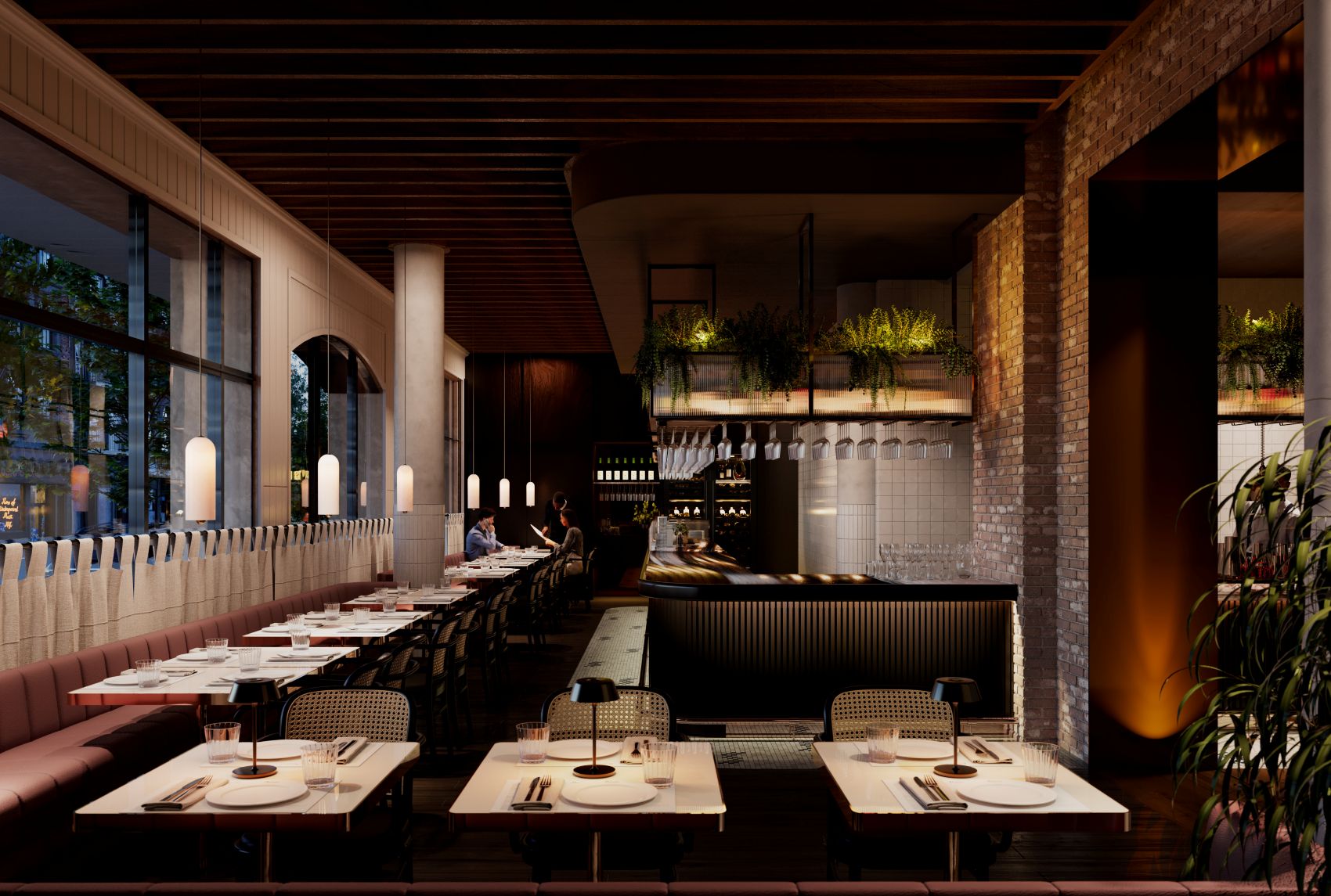 Restaurant Palomar im Das »25hours Hotel The Olympia« in Sydney 