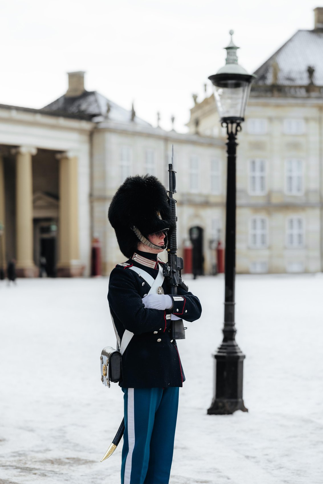 Wachposten am Schloss Amalienborg 