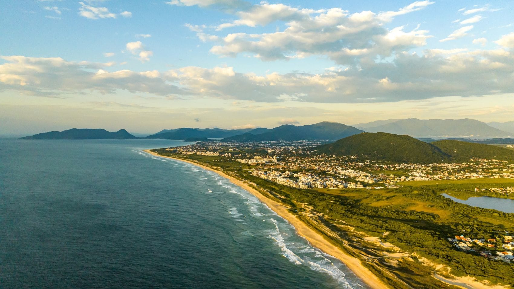 Küste vor Florianópolis in Brasilien
