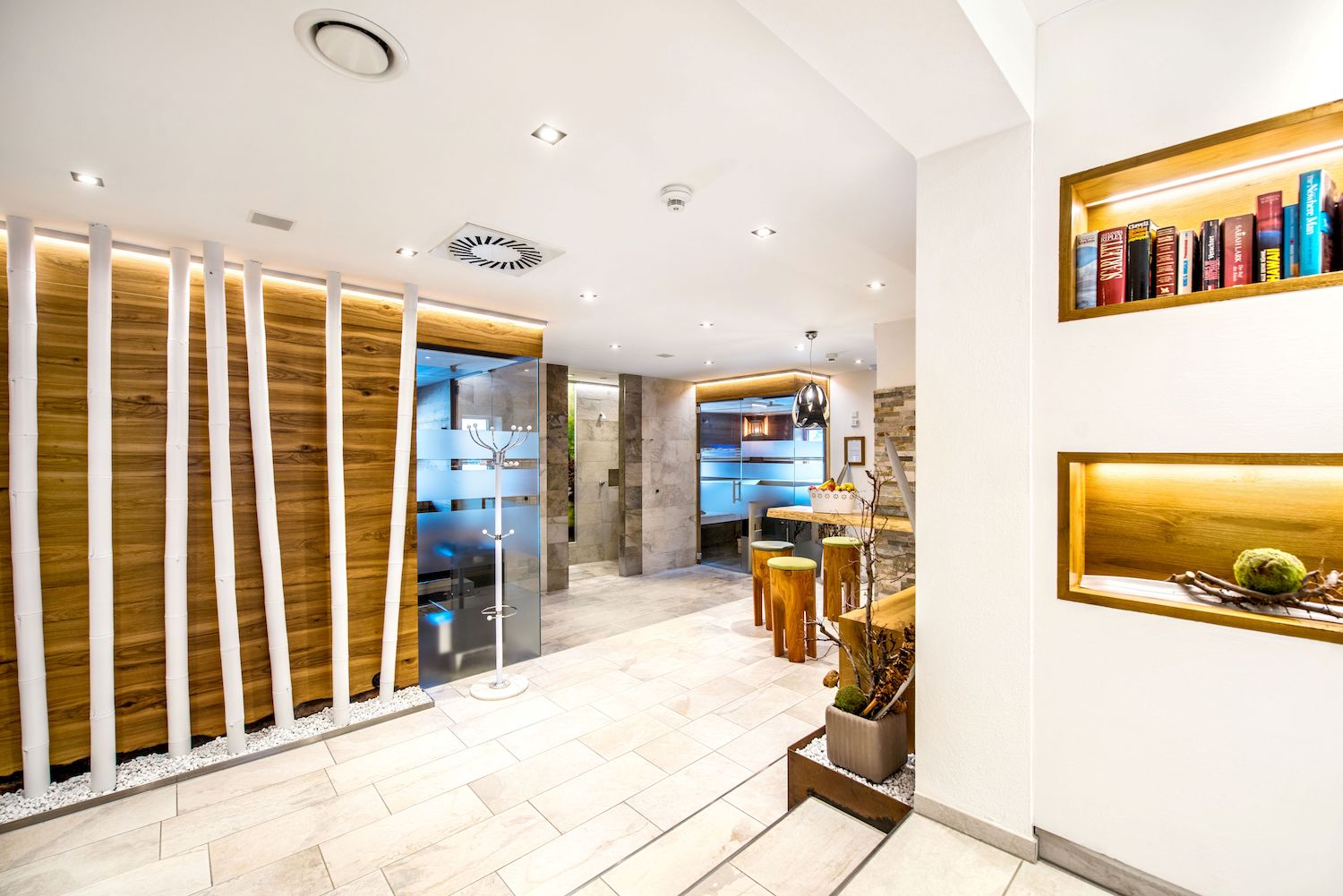 Saunabereich im Riverresort Donauschlinge