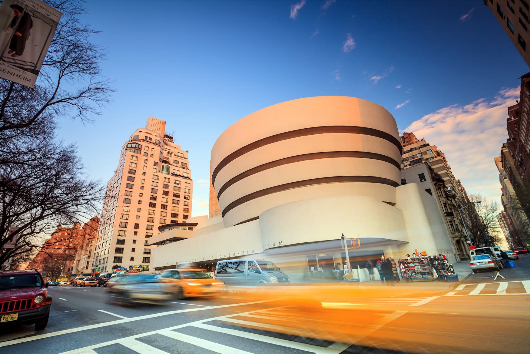 The Solomon R. Guggenheim Museum von außen.