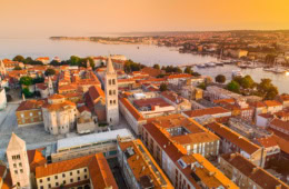 Blick auf die Altstadt von Zadar