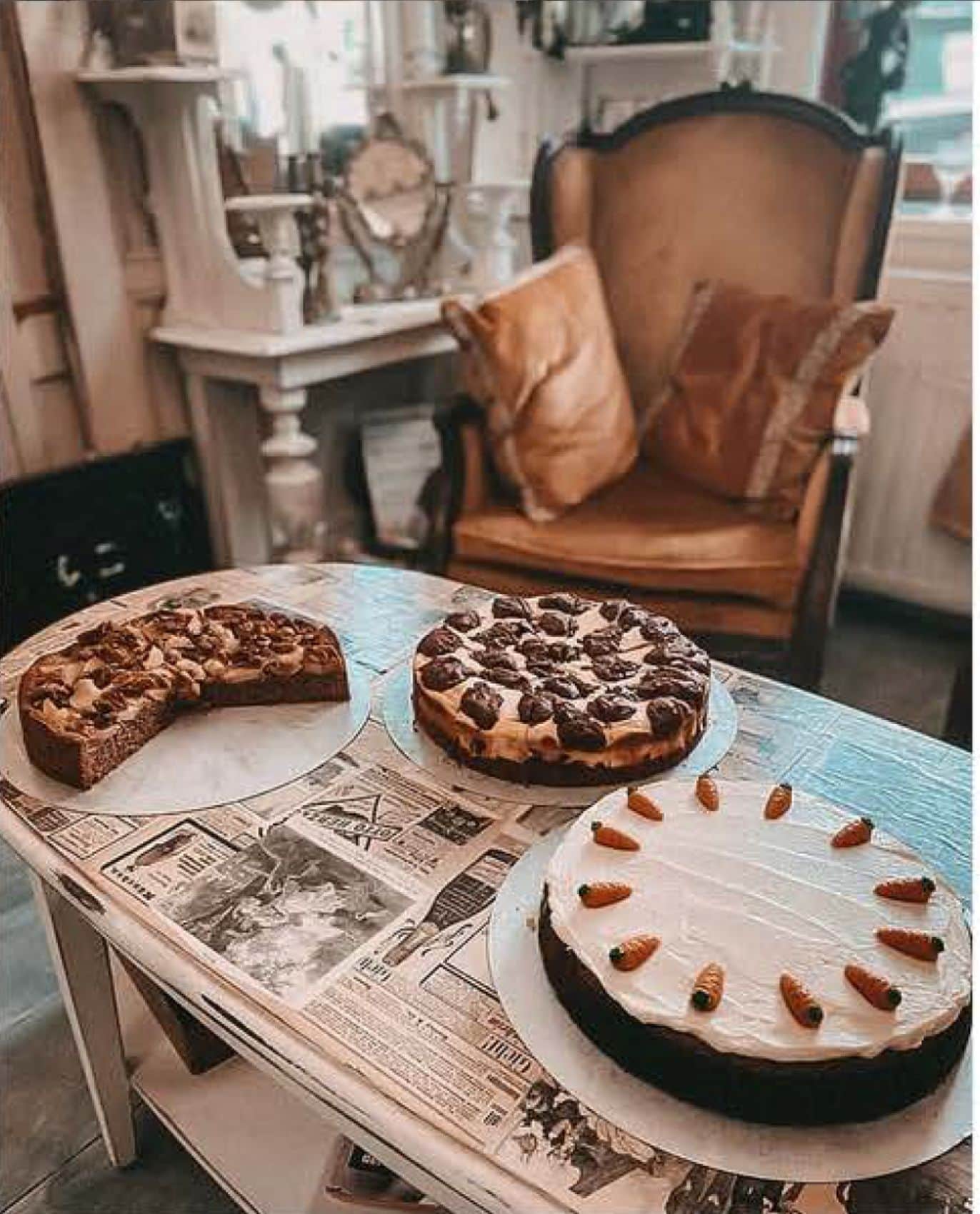 Kuchen im Cafe einzigartig in Rothenburg ob der Tauber