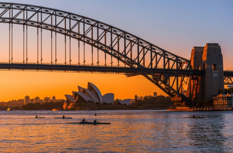 Blick auf Sydney. Wir haben tolle Sydney-Tipps für dich.