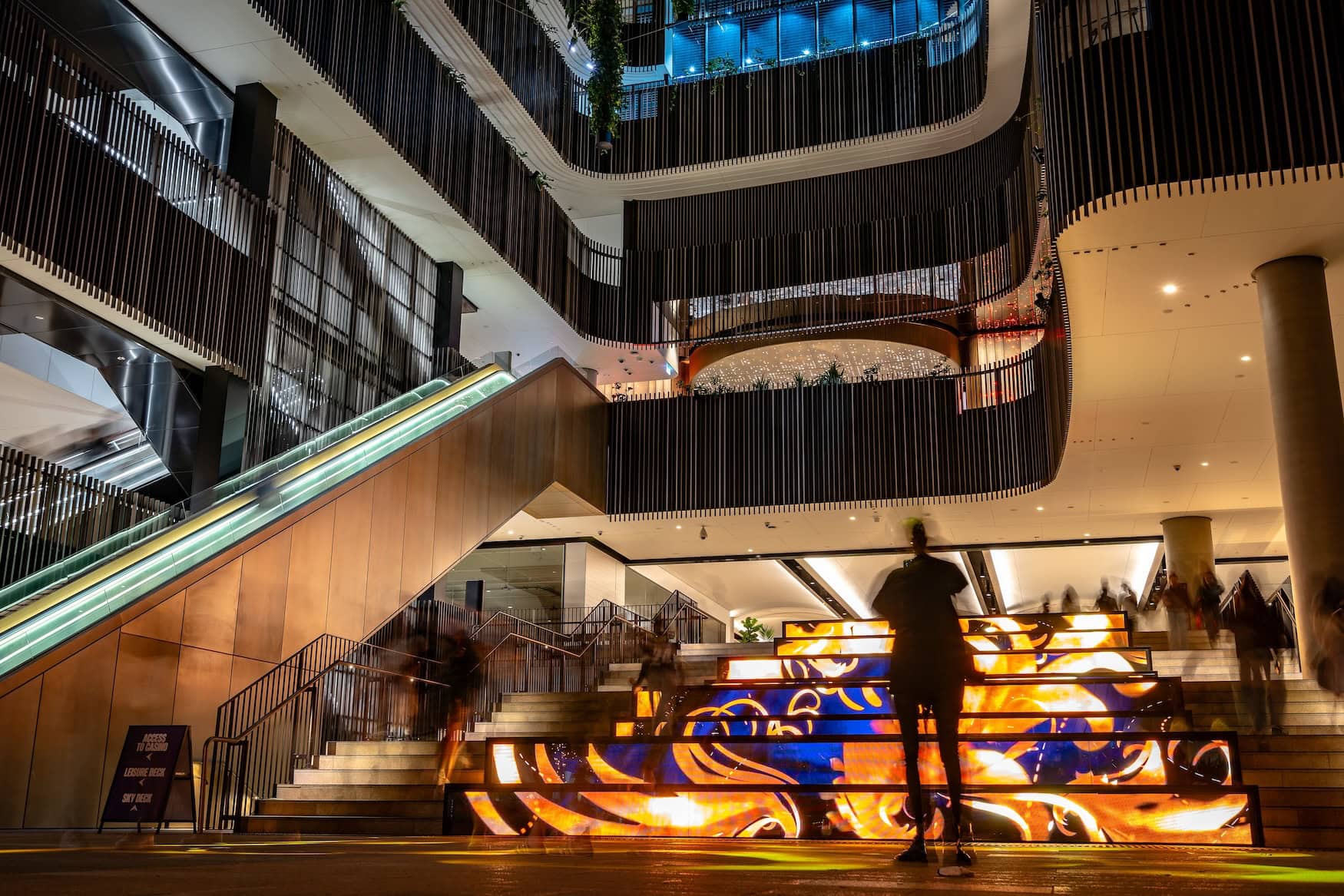 Der Eingang zum Casino.