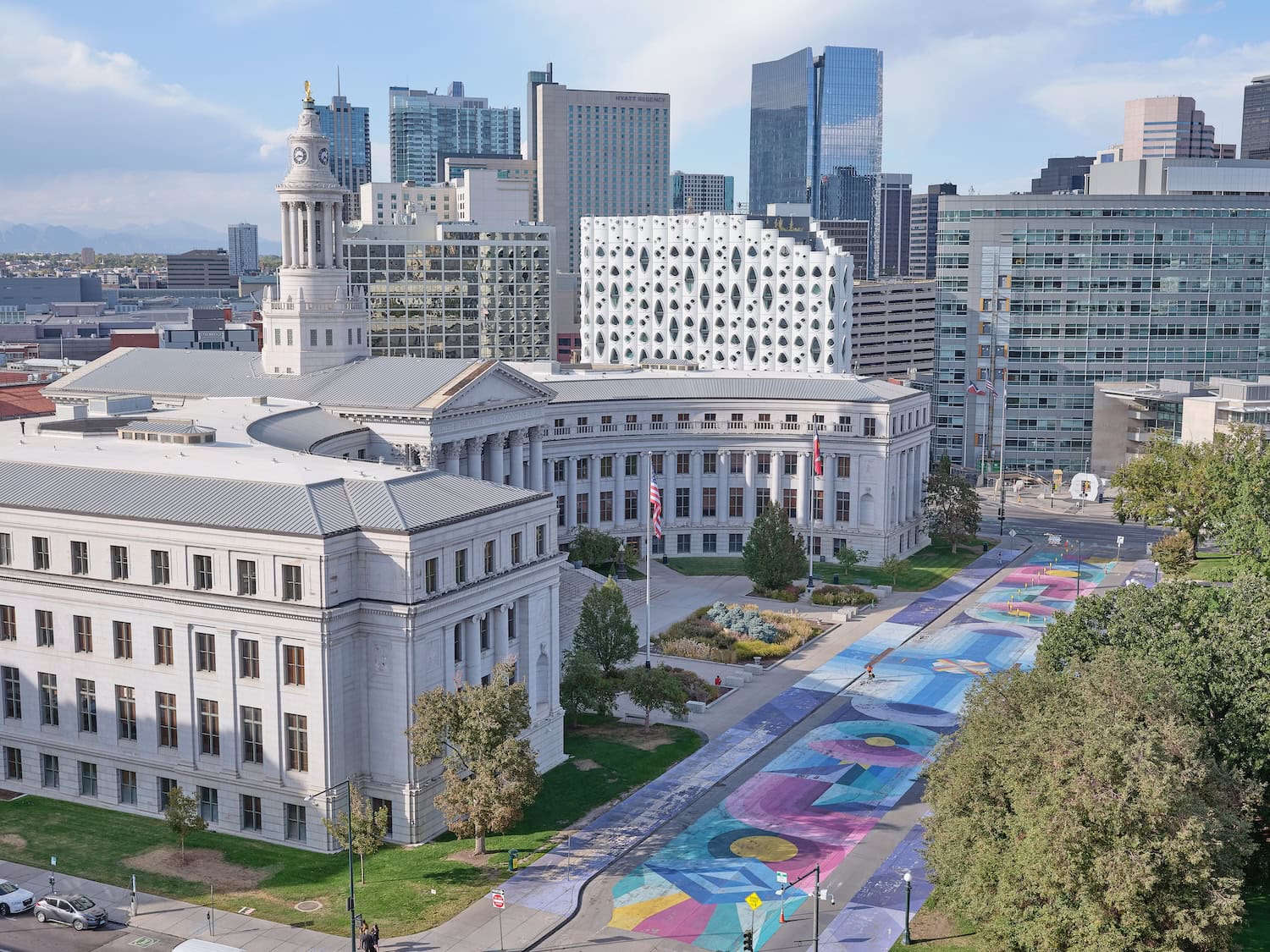 Blick auf die Innenstadt von Denver