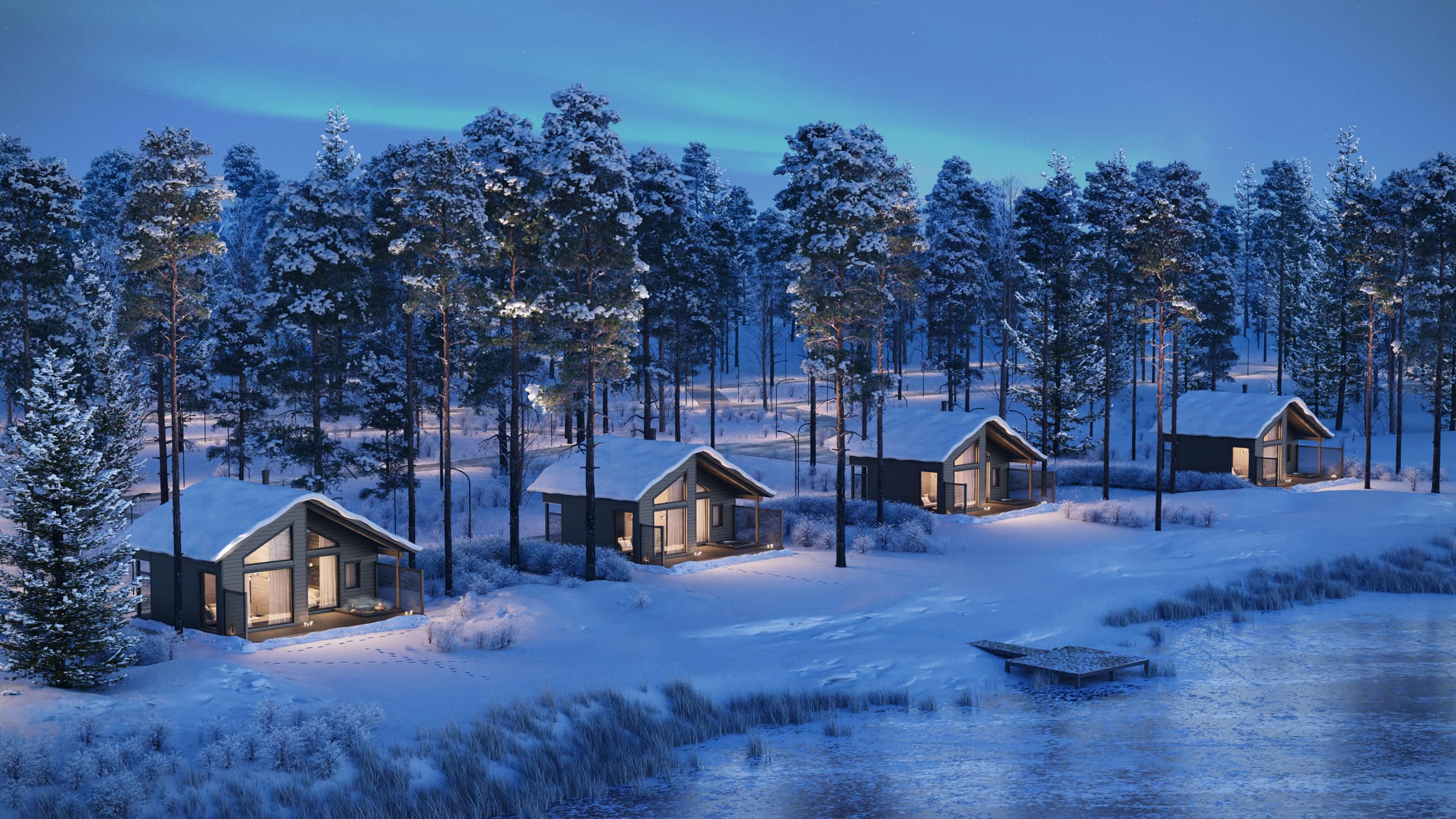 Die Lumo Lakeside Lodges.