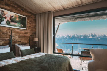 Ein Zimmer im Ruka Peak in Ruka-Kuusamo.