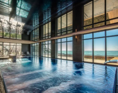 Der Pool des Baltic View Resort & Spa.