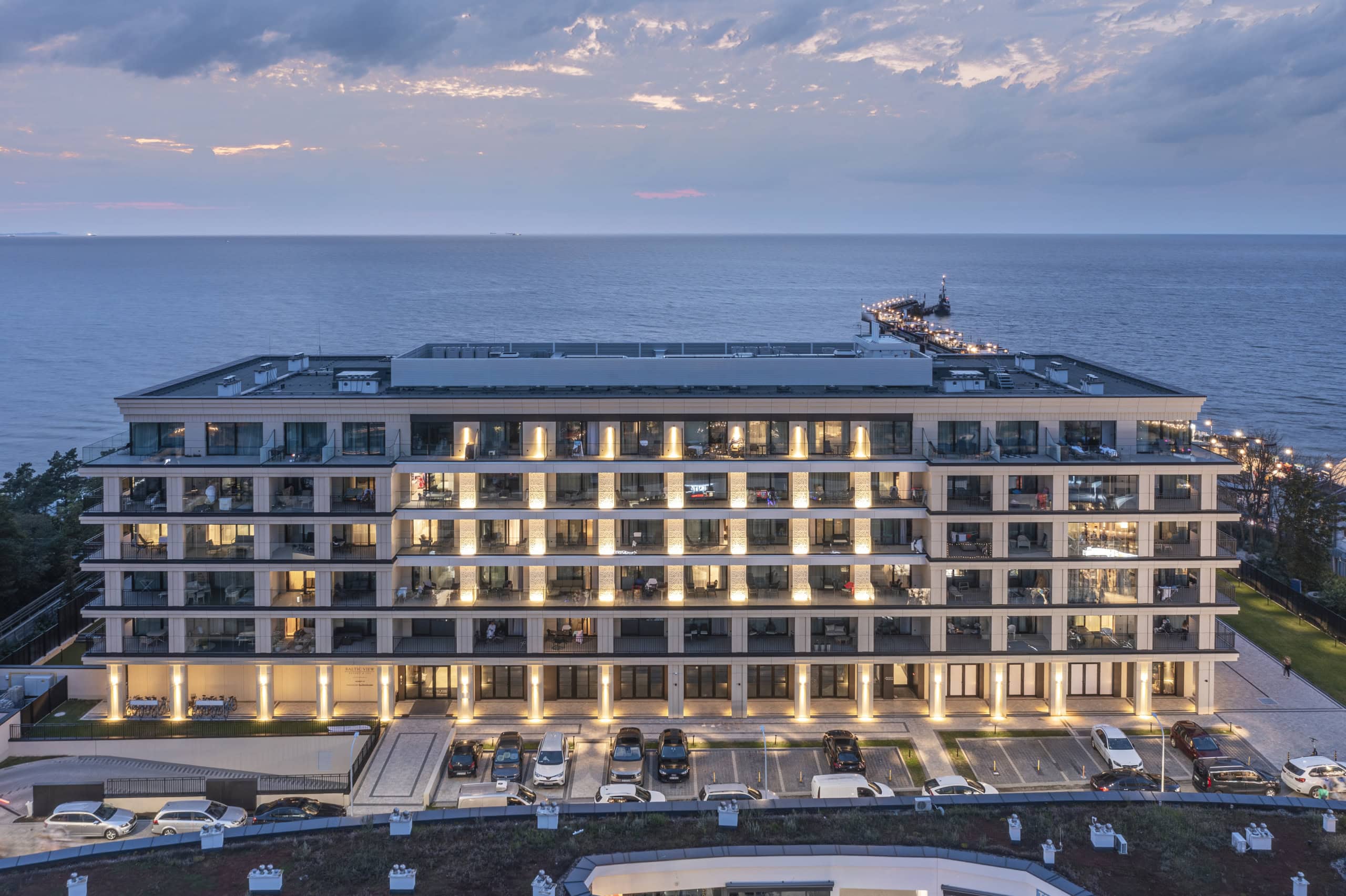 Das Baltic View Resort & Spa von außen.