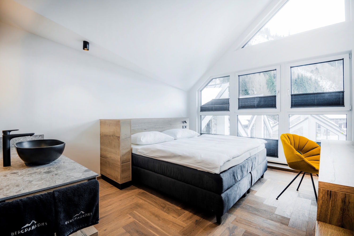 Zimmer im Bergparadies Apartment Studio Hotel