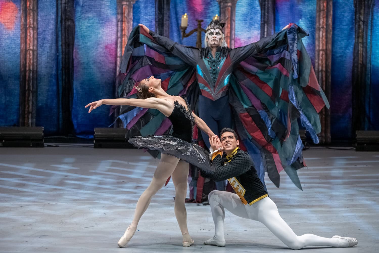 Tänzer bei Balettaufführung