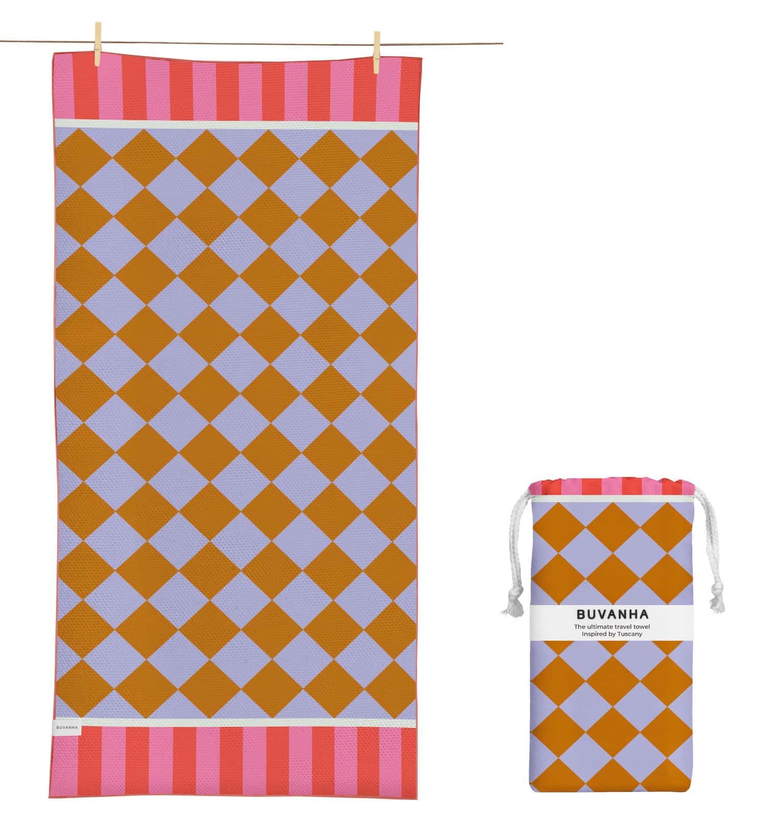 Reisehandtuch Toskana im Freisteller