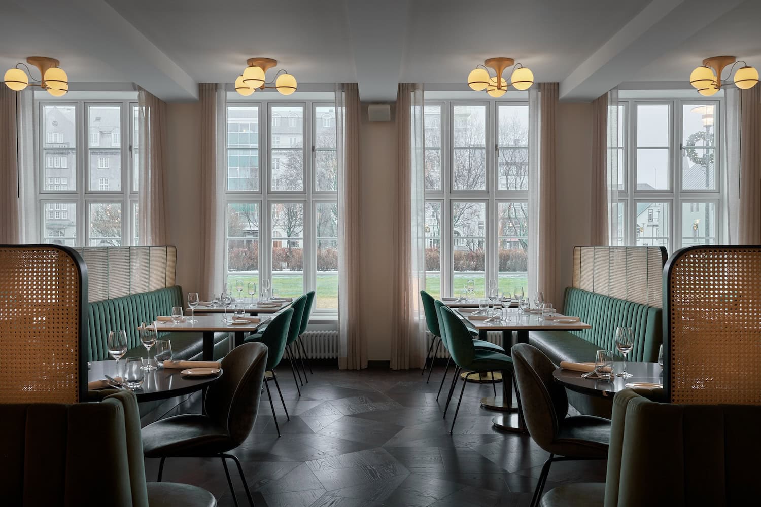 Restaurant im Parliament Hotel in Island