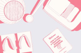 Illustration zu Onsen in Japan.