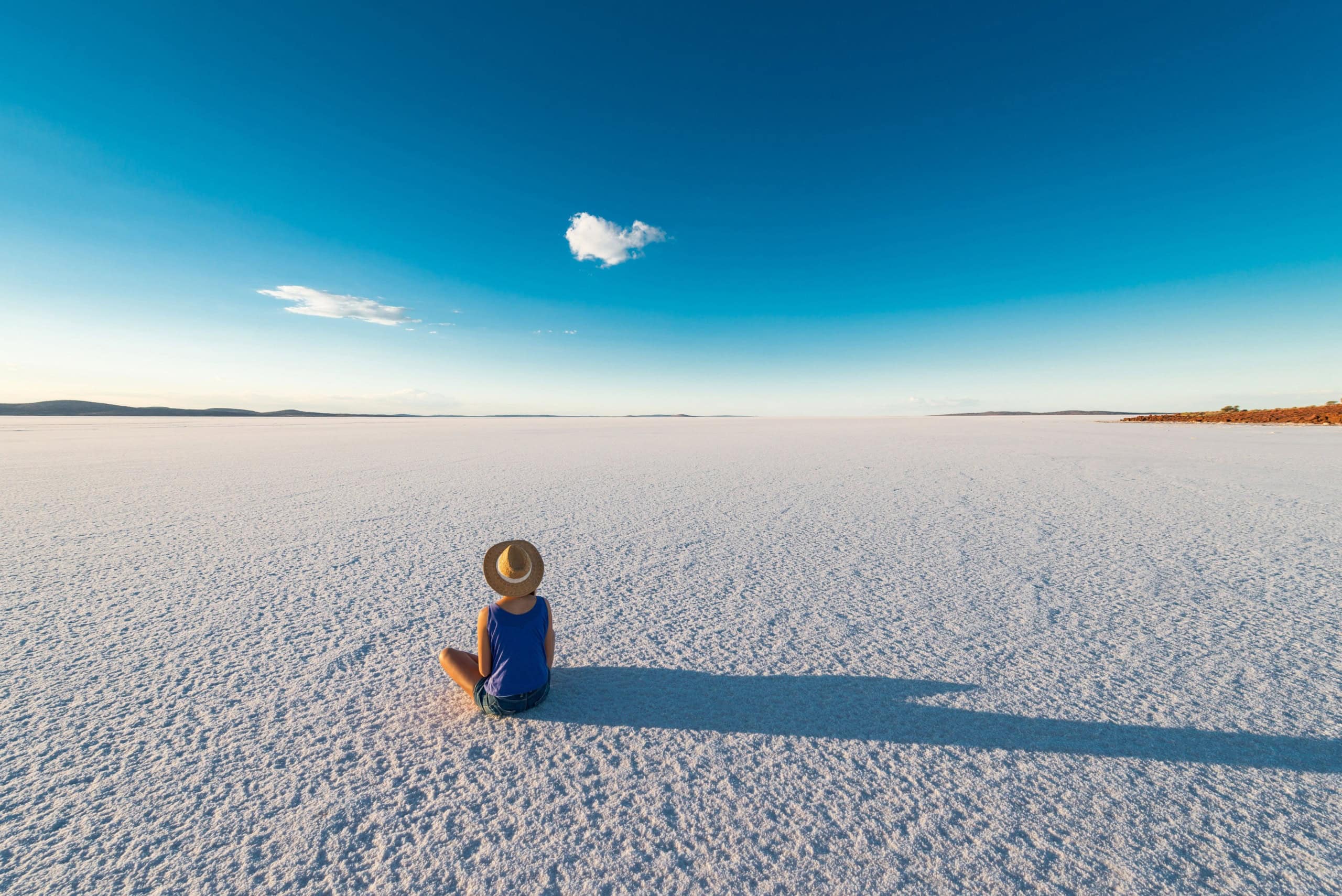 Der Lake Gairdner in Südaustralien.