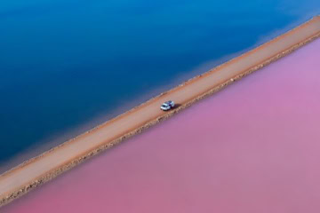 Der Lake MacDonnell in Südaustralien.