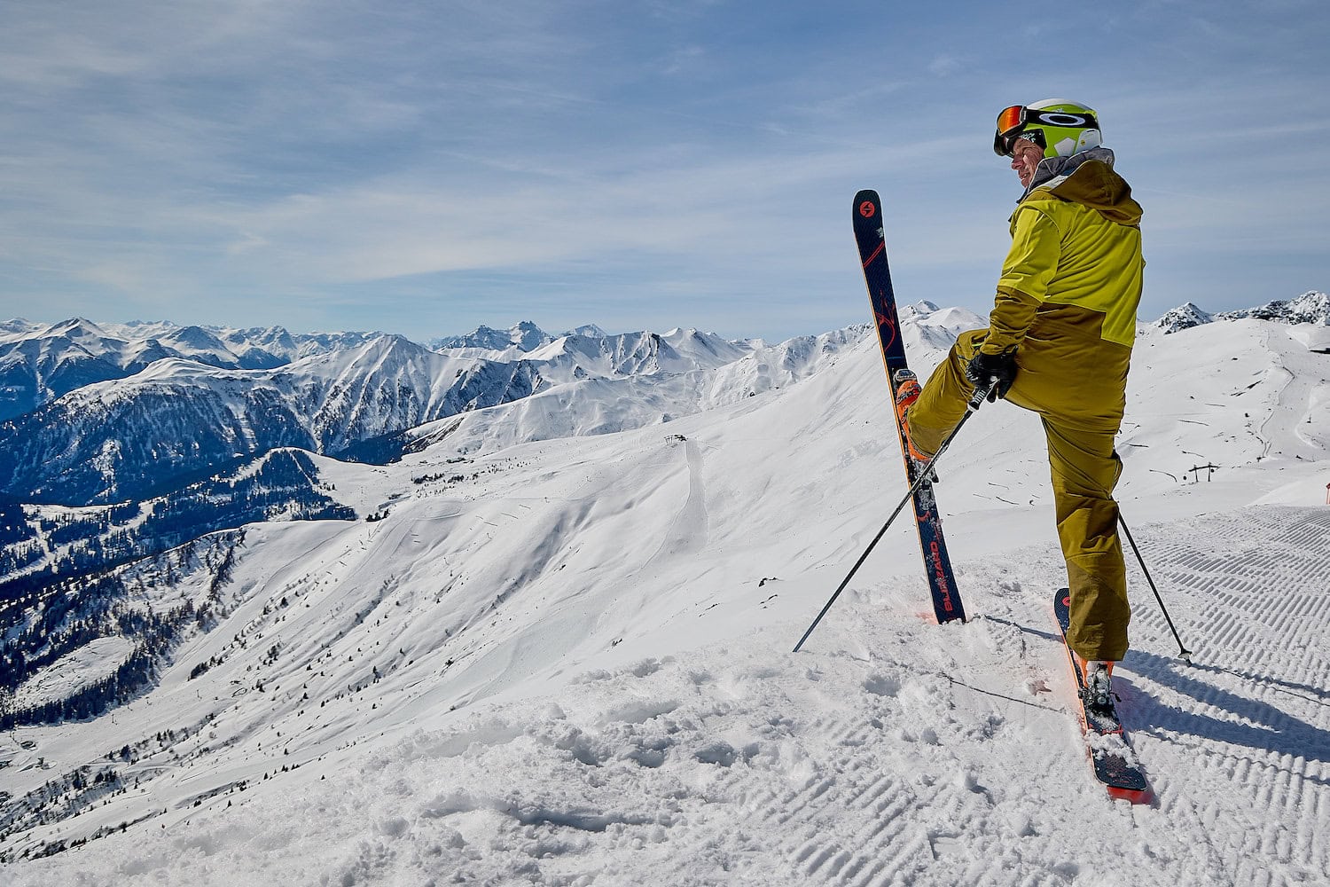 Martin Häusermann im Skigebiet Serfaus Fiss Ladis
