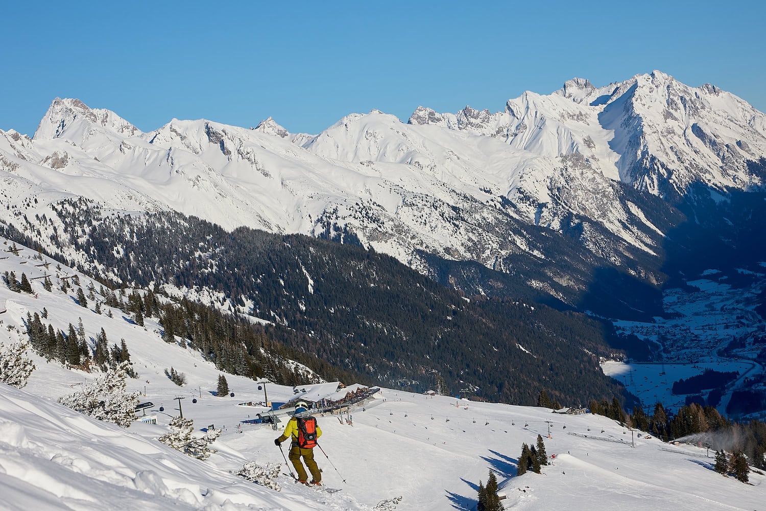 das Skigebiet St. Anton am Arlberg