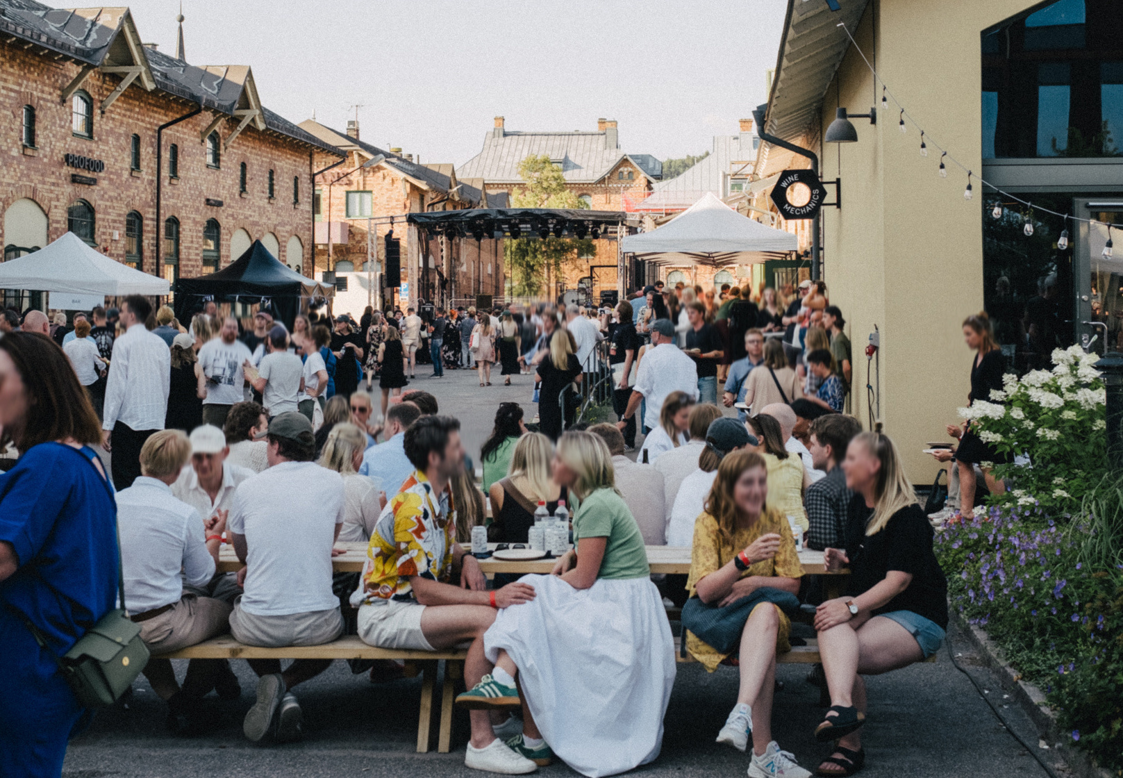 Eindruck vom Slakthuset Blockhouse Party Festival.