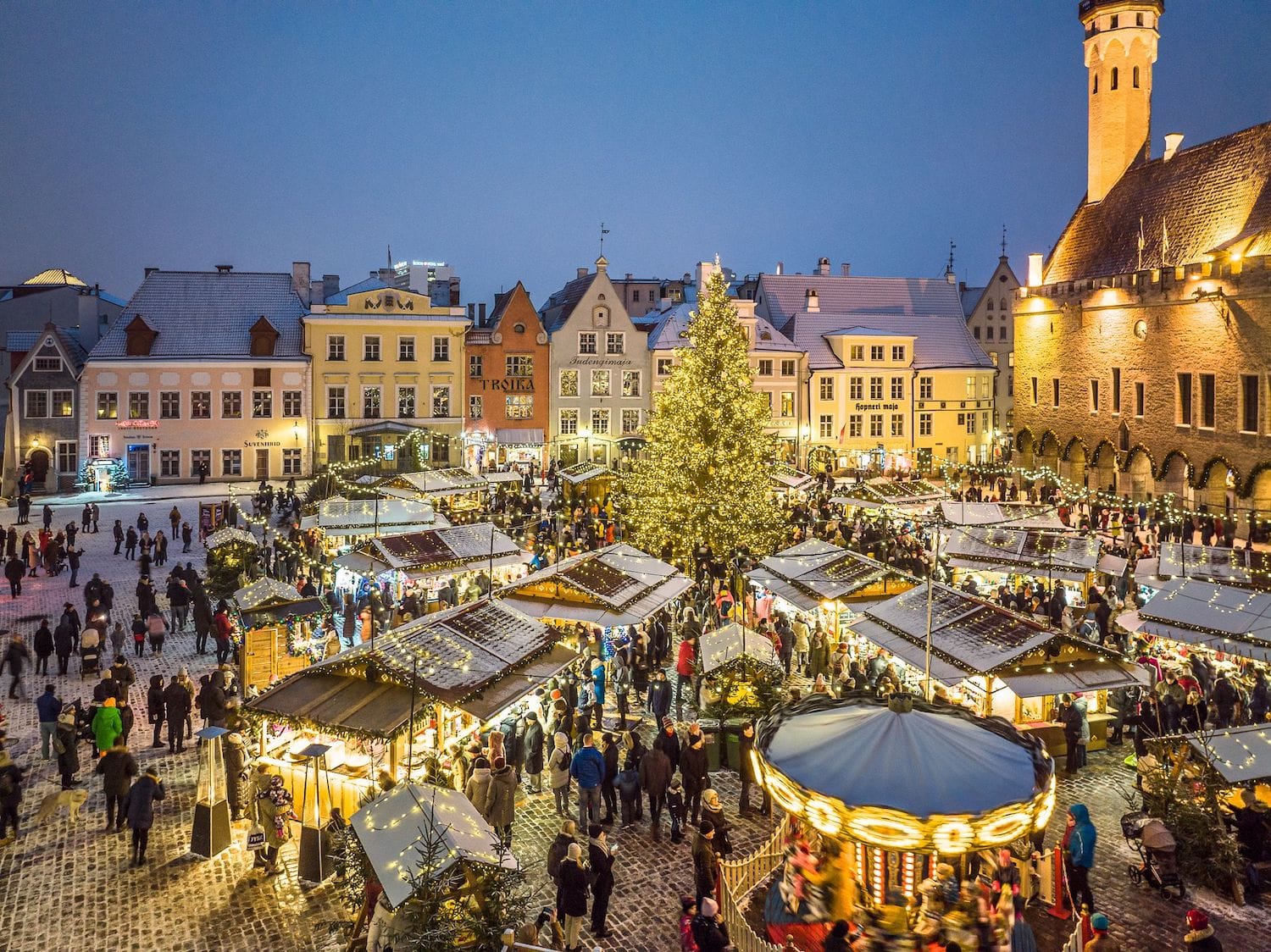 Weihnachtsmarkt in Tallinn