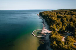 unendliche Brücke in Aarhus