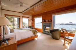 Zimmer im Wickaninnish Inn auf Vancouver Island