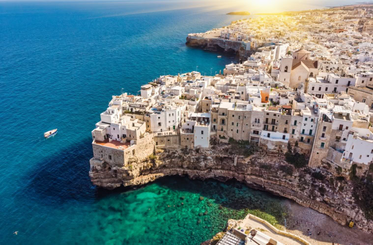 Polognano a Mare in Apulien