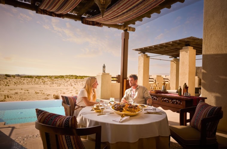 Chris Hemsworth mit seiner Frau Elsa Pataky in Abu Dhabi.