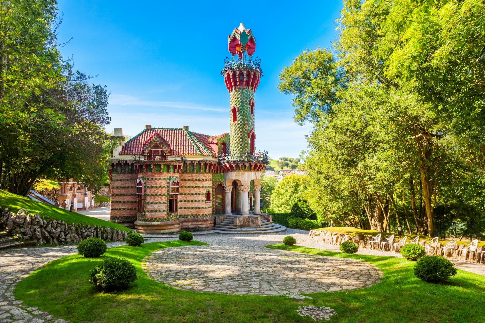 Gaudi-Schloss El Capricho in Comillas 