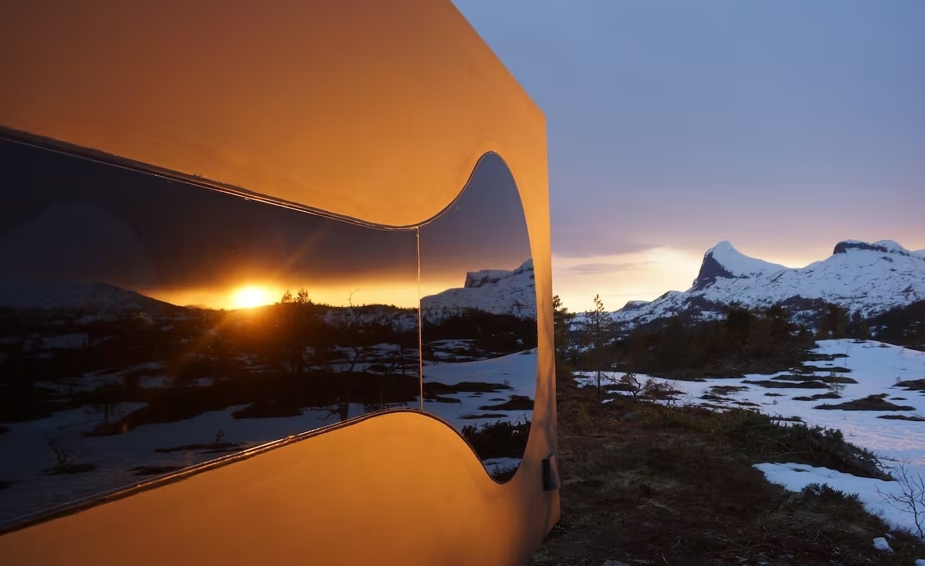 Die Birdbox – ein Airbnb in Norwegen.