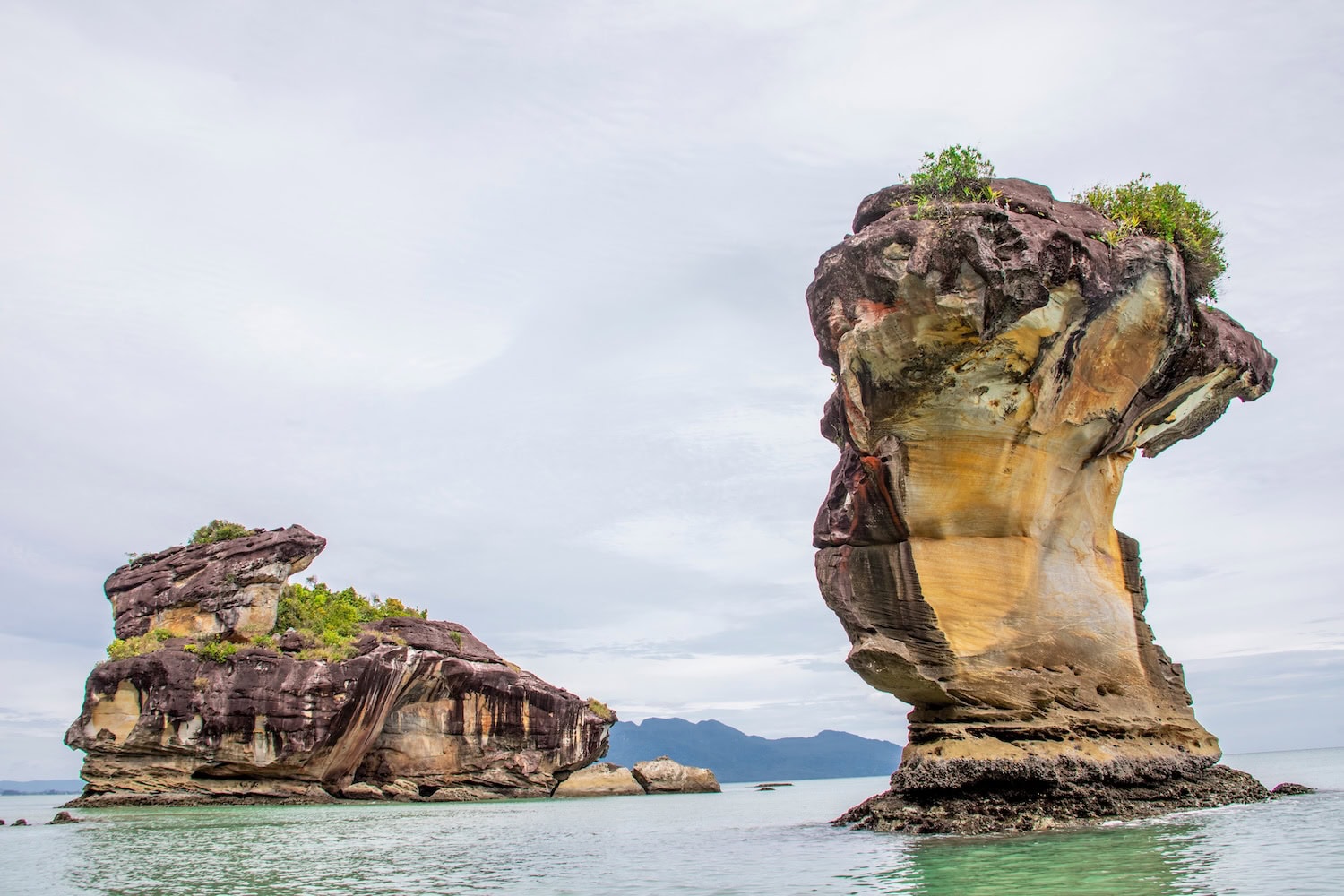 Die irrwitzigen Felsen des Bako Nationalpark Sarawak,