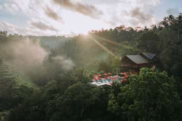 das Buahan, a Banyan Tree Escape Luxushotel in Bali im Dschungel