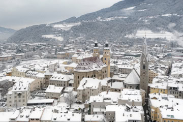 Brixen in Südtirol im Winter.