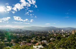 Panoramablick über Caracas, Venezuela
