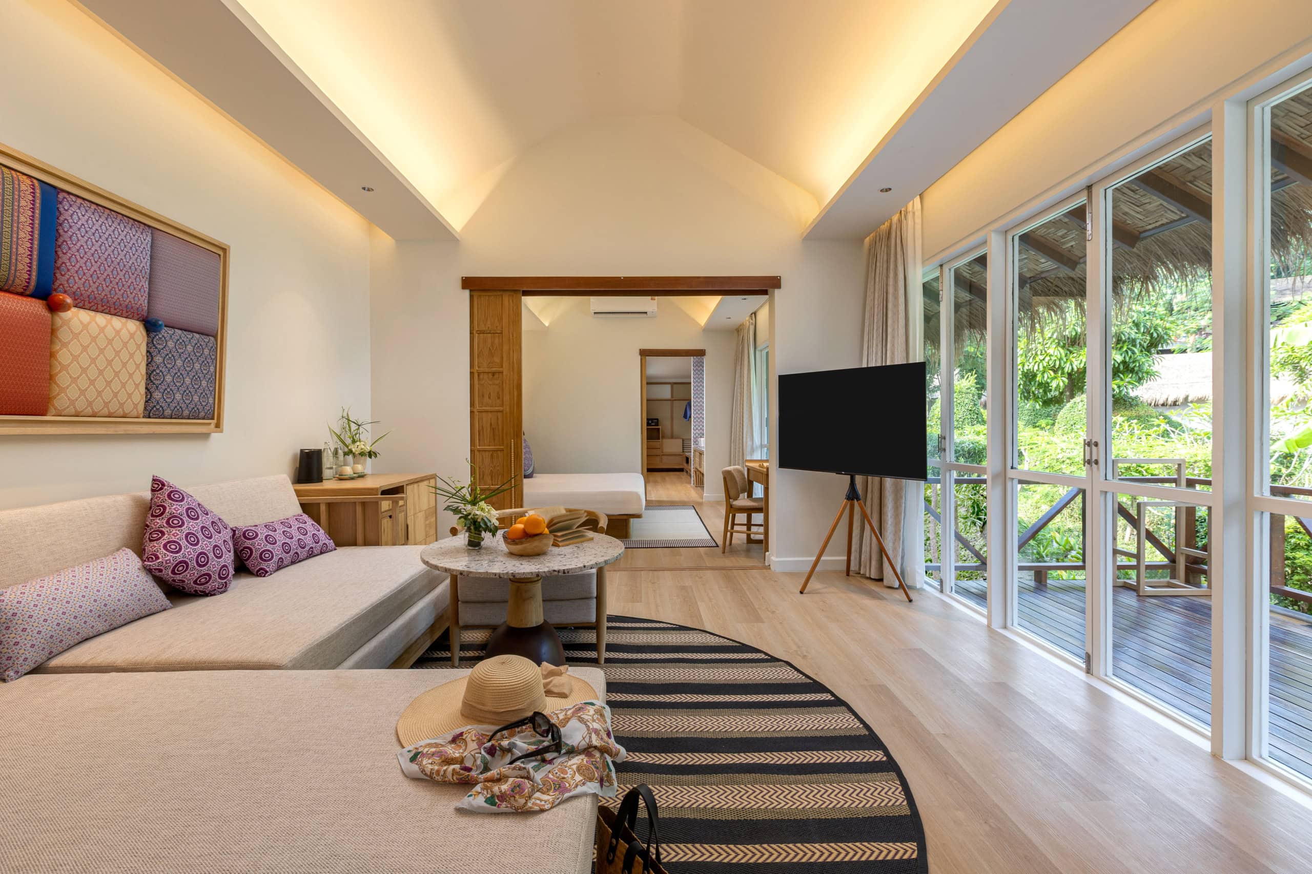 Eine Family Garden Suite. 