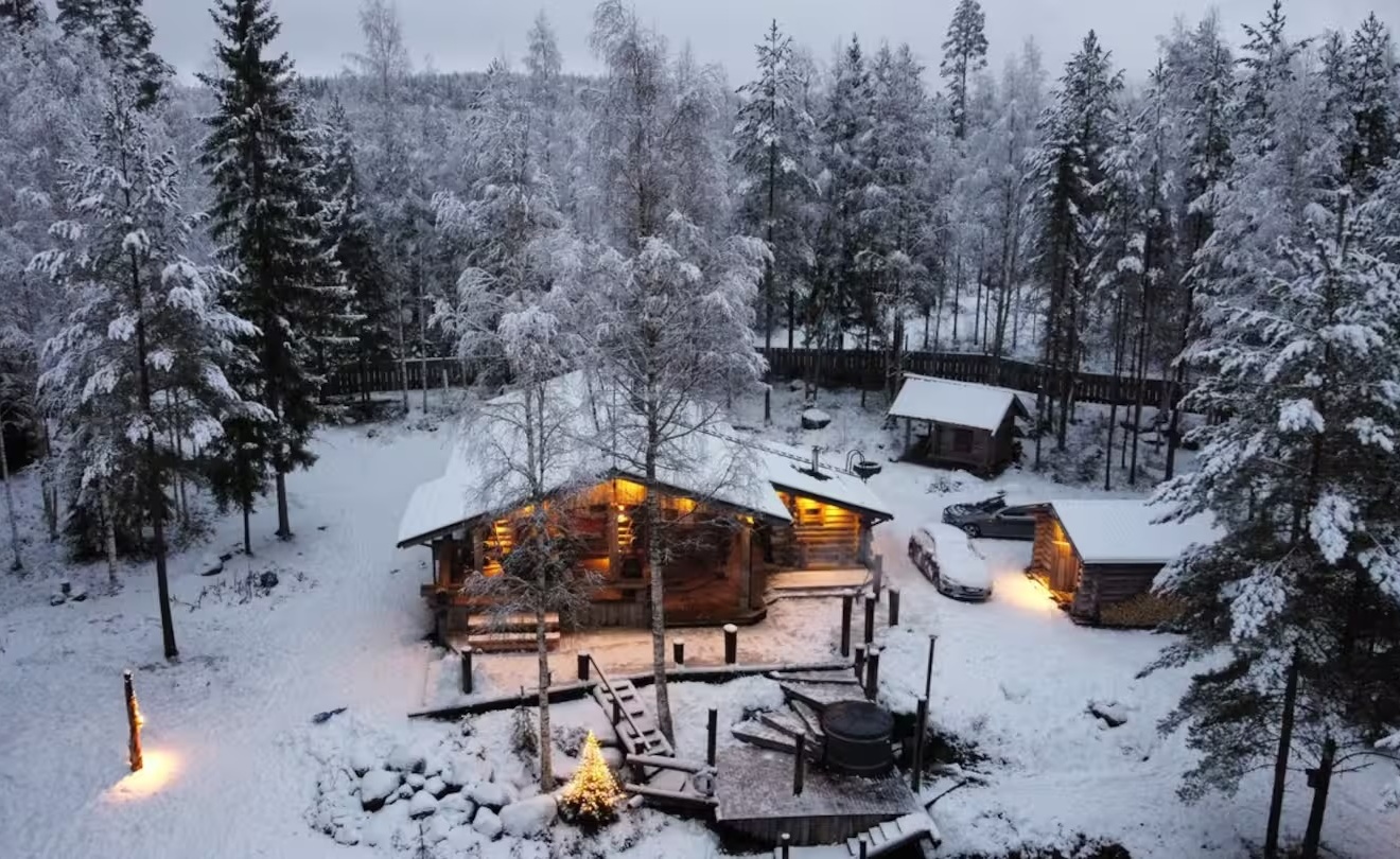 Log Cottage in Finnland.